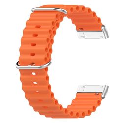 Fitbit Sense 2 / Versa 4 / 3 ocean band style urrem - Orange