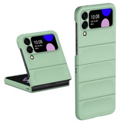 Blødt grebsformet cover til Samsung Galaxy Z Flip3 5G - Grøn
