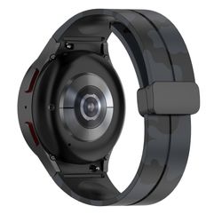 Samsung Galaxy Watch 5 Pro kamuflasjestil silikonrem - Kamuflasje Mørkegrå
