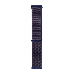 Fitbit Sense 2 / Versa 4 nylonhihna - Tummansininen