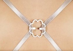 Bye Bra Curved Clips 4-pack Pink