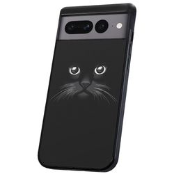 Google Pixel 8 Pro - Deksel/Mobildeksel Svart Katt
