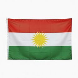 Kurdistan Flagget - 150 x 90 cm
