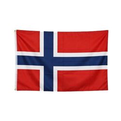 Norge Flagget - 150 x 90 cm