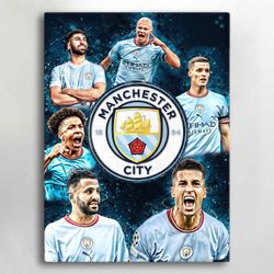 Lerretsbilde / Bilde - Manchester City - 40x30 cm - Lerret