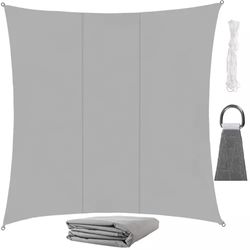 Solsegel med UV-Skydd för Uteplats – 3.6x3.6 m - Grey