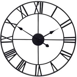 Klocka / Väggklocka - Romerska Siffror - 60cm