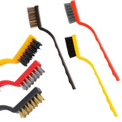 Stålbørster Sæt - Messing, stål & nylon – 3-Pak