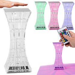 Fjernstyrt LED-lampe - Bordlampe Krystall - RGB