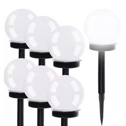 Hagelampe Solcelle / Lampe - 6 stk