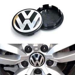Volkswagen VW Senterkopper / Hjulnav Bil Emblem - 4-pak - 56 mm