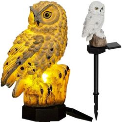 Ugle Hage Lampe - Lampe til Hage – Solcelle