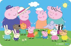 Peppa Gris Bordbrikke - 43x28 cm