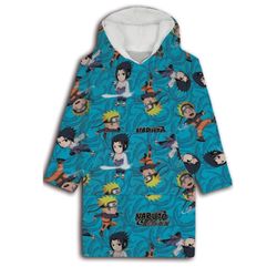Naruto Chibi Myk Pull-over Fleece-pledd, Poncho