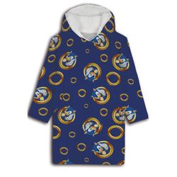 Sonic the Hedgehog Voksen Brukbar Plysj Isbjørn, Poncho