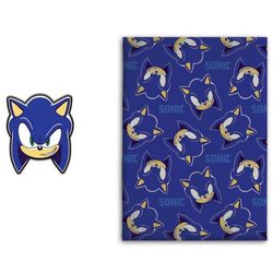 Sonic the Hedgehog fleecepledd og dekorativt putesett