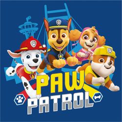 Paw Patrol Team Håndkle - Ansiktshåndkle og Badehåndkle (30x30 cm)