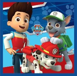 Paw Patrol Frottéhåndkle 30x30 cm - Magisk ansiktshåndkle