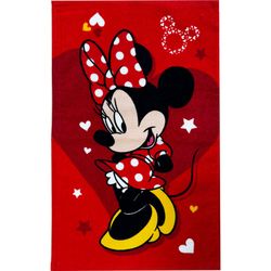 Disney Minnie Håndkle i Rød, 30x50 cm, Ansiktshåndkle