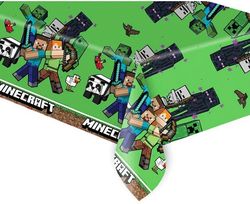 Minecraft grønn plastduk 120x180 cm