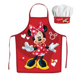 Minnie Mus Røde Hjerter 2-delt Barneforklesett fra Disney