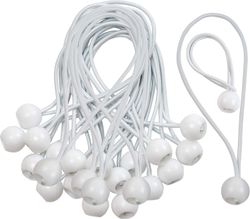 Elastiske spændebånd – Gummisnore med kugler - 10-Pack