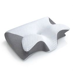 Ortopedisk Pute / Memory Foam Hodepute – Pustende & Lindrer Nakkesmerter - 1-pack