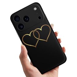Deksel / Mobildeksel til iPhone 17 Pro - Double Hearts