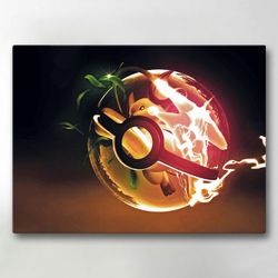 Lerretsbilde / Bilde - Pokemon - 40x30 cm - Lerret
