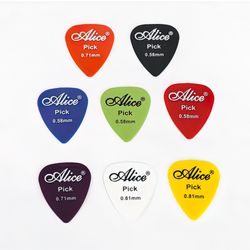 Gitarrplektrum i flera tjocklekar – 10-pack