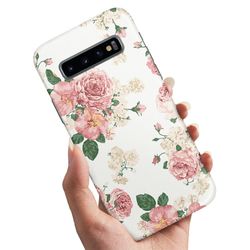 Deksel / Mobildeksel til Samsung Galaxy S10 - Retro Blomster