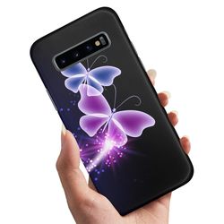 Deksel / Mobildeksel til Samsung Galaxy S10e - Lilla Sommerfugler