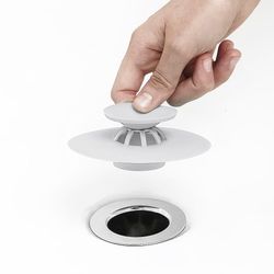 Badekarprop med Hårfælde / Prop / Vaskprop