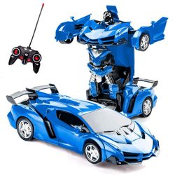 Fjernstyrt Bil – Transformer - Blue