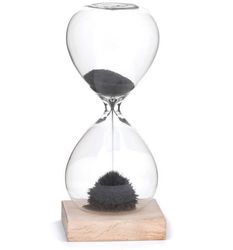 Timeglass med Magnetisk Sand - 16 cm