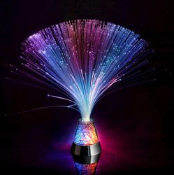 Fiberoptisk Lampe / Fiberlampe - Velg farge