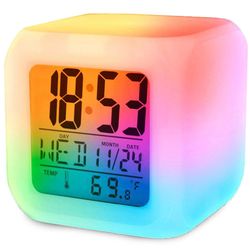 Vækkeur - Digital med LED & Termometer – Ur