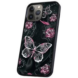 iPhone 14 Pro - Deksel/Mobildeksel Sommerfugler
