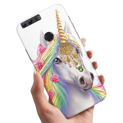 Deksel / Mobildeksel til Huawei Honor 8 - Unicorn/Enhjørning