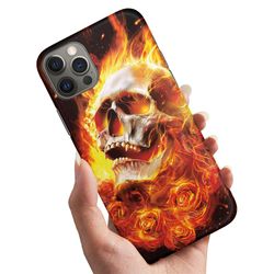 iPhone 13 Pro Max - Deksel/Mobildeksel Burning Skull