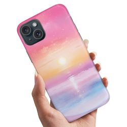 Deksel / Mobildeksel til iPhone 15 - Sunset