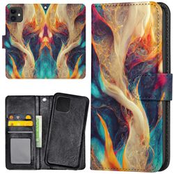 iPhone 12/12 Pro - Lommebok Deksel Abstrakt Mønster