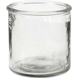 Ljusglas - H: 7,8 cm - dia. 7,8 cm - 6 st