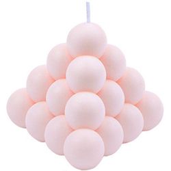 Silikonform Ljusformar - Boll Pyramid - H: 6,5 cm