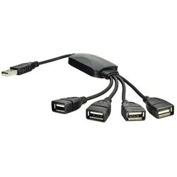 Keskitin USB-A - 4 x USB-A