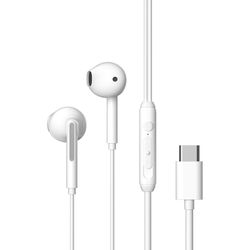 USB-C In-Ear Hi-Fi Hovedtelefoner med Mikrofon iPhone 15,16, 17 /Samsung /Android -Hvid