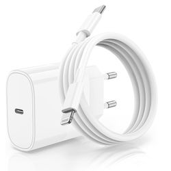 iPhone kompatibla USB-C Snabbladdare med Lightning Kabel