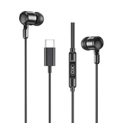 in-Ear USB-C Stereo Hovedtelefoner til Samsung / iPhone 15/16/17 og Mobil med USB-C Stik Sort