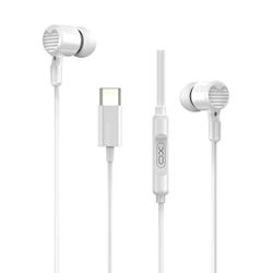 in-Ear USB-C Stereo Hovedtelefoner til Samsung / iPhone 15/16/17 og Mobil med USB-C Stik Hvid