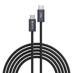 Devia Extreme 240W USB-C–USB-C-pikalatauskaapeli 2m – kannettaville tietokoneille, matkapuhelimille, tableteille ja konsoleille